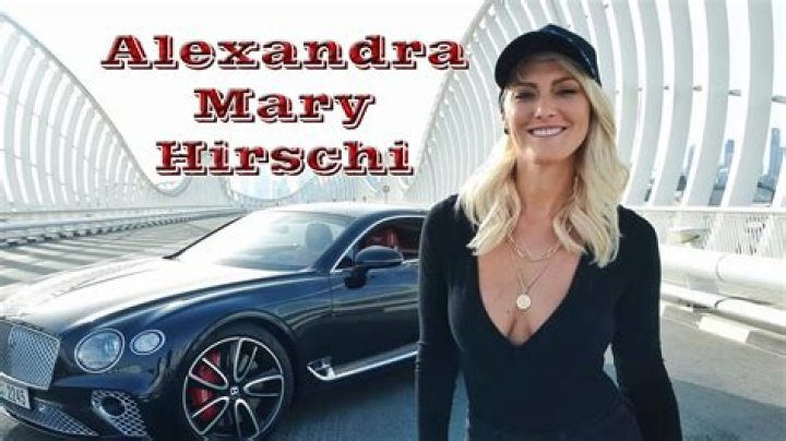 Alexandra Mary Hirschi aka Supercar Blondie - All You Need to Know