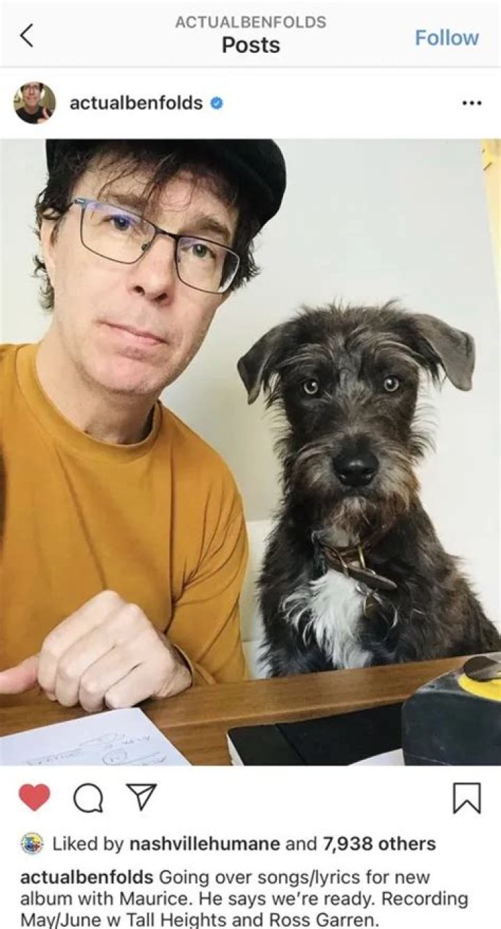 Ben Folds Pets - Celebrity Pets