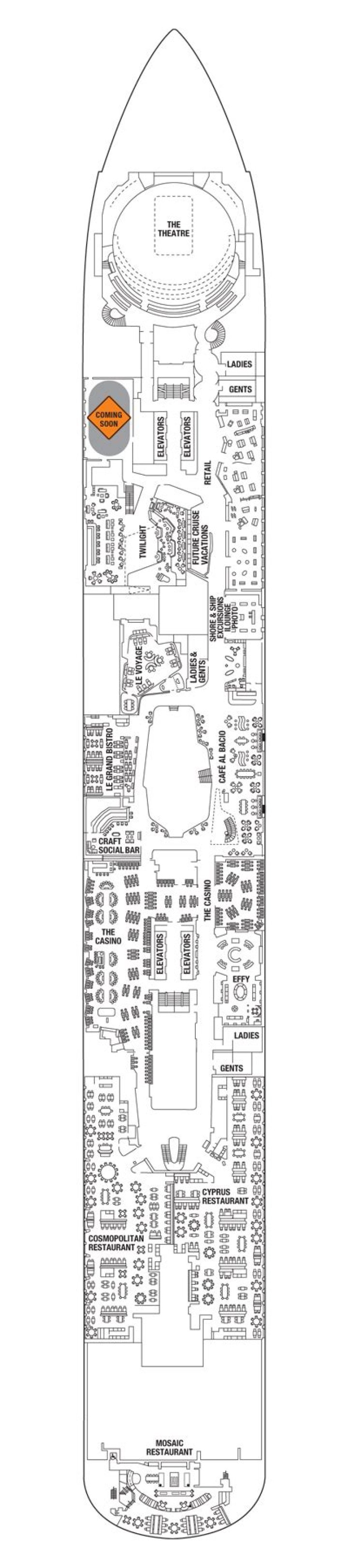 Celebrity Xcel Deck Plans | Celebrity Cruises