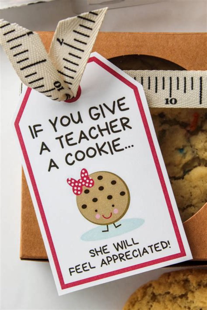Cookie Teacher Gift | Celebrating Holidays